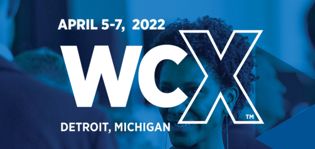 April 5-7, 2022 WCX 2022 Blue - Detroit, Michigan