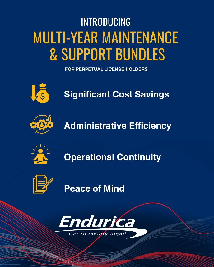 Endurica Multi-Year Maintenance and Support Bundle
