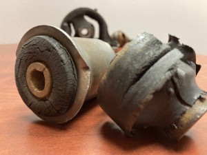 Bushings showing oxidative ageing